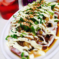 YU-ZEN's cooksnap of when they made ☆イカとおろし大根のマヨポンがけ☆.