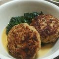 しょみ一's cooksnap of when they made 和風煮込み鶏肉バーグ.