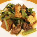 Hana助's cooksnap of when they made 豚こま・厚揚げ・ターサイの炒めもの.