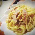 クックOO39V5☆'s cooksnap of when they made 簡単☆15分☆濃厚カルボナーラ.