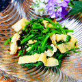 makichihua's cooksnap of when they made ✿ほうれん草の塩昆布和え✿.