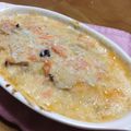 おさとみほる's cooksnap of when they made 鮭と白菜のクリーミーグラタン.