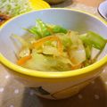 runa10's cooksnap of when they made キャベツとにんじんの即席漬け.