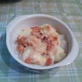 オレンジリング's cooksnap of when they made あと一品に！ホクホク長芋の鮭マヨチーズ焼.