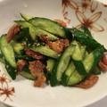 bistroZ4's cooksnap of when they made 平日ご飯☆鶏皮とキュウリの和え物♪.