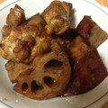 ★しおP's cooksnap of when they made 簡単！さつま芋と蓮根と鶏肉の甘酢炒め.