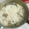 枝っち's cooksnap of when they made 旨みがぎっしり♪「豆乳あさりスープ」.