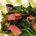 みずせい's cooksnap of when they made ほうれん草とベーコンのレモン醤油炒め♪.