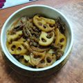 太陽の塔yhm2's cooksnap of when they made 牛肉とれんこんのきんぴら.