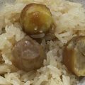 Remtan's cooksnap of when they made 栗おこわ.