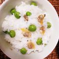 Neoclassic's cooksnap of when they made 子供も喜ぶ 蛤とグリーンピースのご飯.
