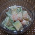 mokomokomo's cooksnap of when they made えびとアボカドのうまうまサラダ★.