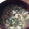 Tropicana✧'s cooksnap of when they made にらと卵の味噌汁.