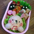 minch＊＊'s cooksnap of when they made 幼稚園 お弁当♡うさぎ キャラ弁.