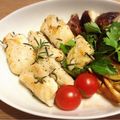 caruga's cooksnap of when they made めんどくさがり屋の鶏肉ローズマリー風味焼.