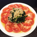 しろしろクマ's cooksnap of when they made ほうれん草ときのこのサラダ♪.