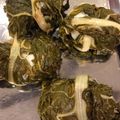 1035's cooksnap of when they made スイスチャードでめはり寿司風.