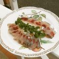 しのばぁたん's cooksnap of when they made 解説丁寧♪初夏の味覚♪飛魚の刺身♪.