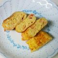 taako1552's cooksnap of when they made かにかまオムレツ♪♪.