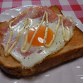ゆうかりコアラ's cooksnap of when they made 朝ごはんに簡単✿トースターで目玉焼き.