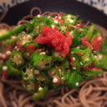 ミルキー716's cooksnap of when they made 梅と鰹節とオクラのダイエット蕎麦☆.