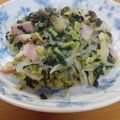 ☆miminga☆'s cooksnap of when they made 大根の葉っぱとベーコンのマヨいため.
