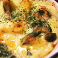 ☆☆hiro's cooksnap of when they made さつまいもとほうれん草の和風グラタン.