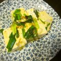 クックあこ's cooksnap of when they made 塩レモン♡ニラ豆腐炒め.