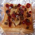 きなこ蜂蜜's cooksnap of when they made アップルクランベリーのスィーツトースト.