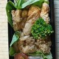 和芥子's cooksnap of when they made 甘柿和風ソースの一口チキンソテー.