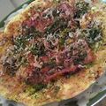 しおとも's cooksnap of when they made ウチの鉄板！お好み焼き.