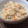 りんごん⌒☆'s cooksnap of when they made 挽き肉とごぼうの炊き込みご飯.