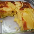 リーフィ87's cooksnap of when they made グラタン皿で作る♪りんごたっぷりケーキ.