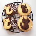 COCONA02's cooksnap of when they made プレゼントに！ネコのアイシングクッキー.