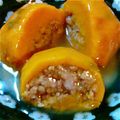 zombie802's cooksnap of when they made レンジで簡単♪挽肉入り南瓜まんじゅう.