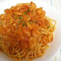 アズーロコンパクト's cooksnap of when they made 小海老のトマトクリームパスタ.