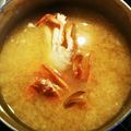 なおぴんズ's cooksnap of when they made 絶品!!渡り蟹の味噌汁.