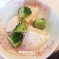 ザックmama's cooksnap of when they made きゅうりと大根の、ポリポリナムル.