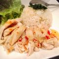 Kanicka's cooksnap of when they made 超簡単な海南鶏飯シンガポールチキンライス.