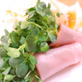 ぺっぺぺ72's cooksnap of when they made 安くて簡単♡かいわれちゃん✕ハムくん.
