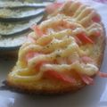 にゃぁくん's cooksnap of when they made ★カニカマヨトースト★.