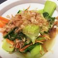 北ちひろ's cooksnap of when they made 簡単一品、チンゲン菜とにんじんの煮びたし.