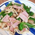 recoreco's cooksnap of when they made しめじとベーコンのレモンバター炒め.