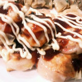 きえまま's cooksnap of when they made たこ焼き器不要☆餃子の皮でたこ焼き風.
