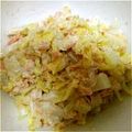 ゆぅ♪ゆぅ☆'s cooksnap of when they made 白菜とサケ缶サラダ.