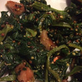 3時のママ's cooksnap of when they made ほうれん草とベーコンの粒マスタード炒め.