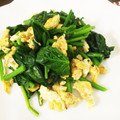 みい56's cooksnap of when they made 誰でも簡単♪時短♪ほうれん草と卵の炒め物.