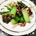 はにーくろーばー's cooksnap of when they made 小松菜ときのこのおひたし.