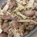 kimimaruo's cooksnap of when they made 砂肝とエリンギの中華風炒め.