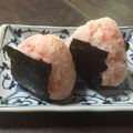 ＋SUN3's cooksnap of when they made たらこバターで☆ピンクのおにぎり♪.